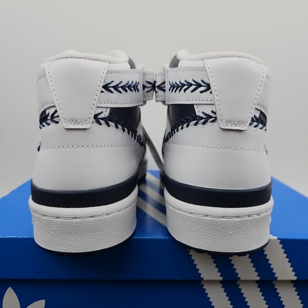 adidas Forum Mid Shoes Aaron Judge White Blue GY3814 Men's Size 10.5 New - Picture 3 of 9